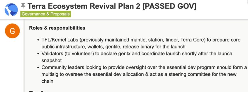 Nama Kernel Labs di Proposal Revival Plan Terraform Labs