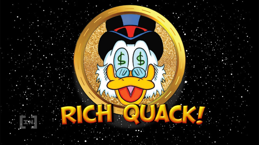 RichQUACK (QUACK) Jadi Token yang Paling Banyak Masuk ke Watchlist selama Agustus 2022