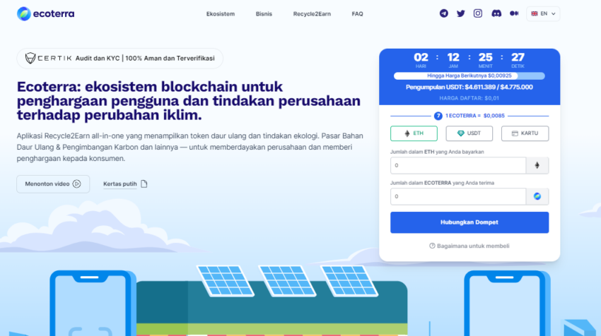 Presale token $ECOTERRA