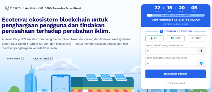 Presale Token Ecoterra