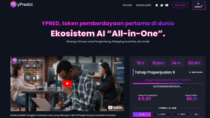 Presale token yPredict