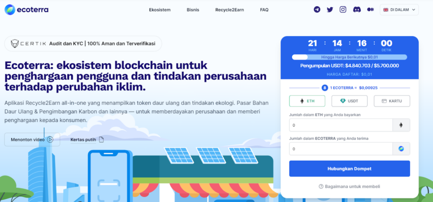 Presale Token Ecoterra